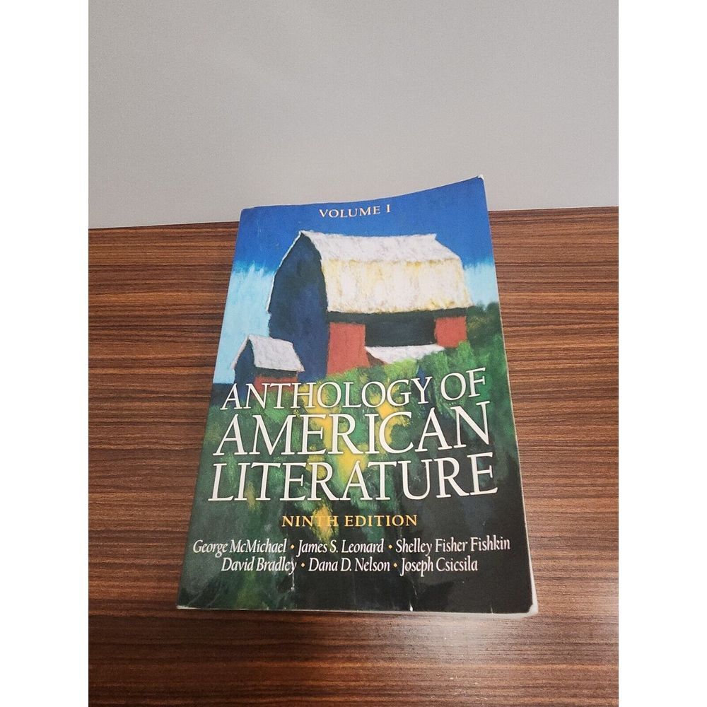 Anthology‎ of American Literature, Vol. 1 by McMichael & Leonard, 9th Edition